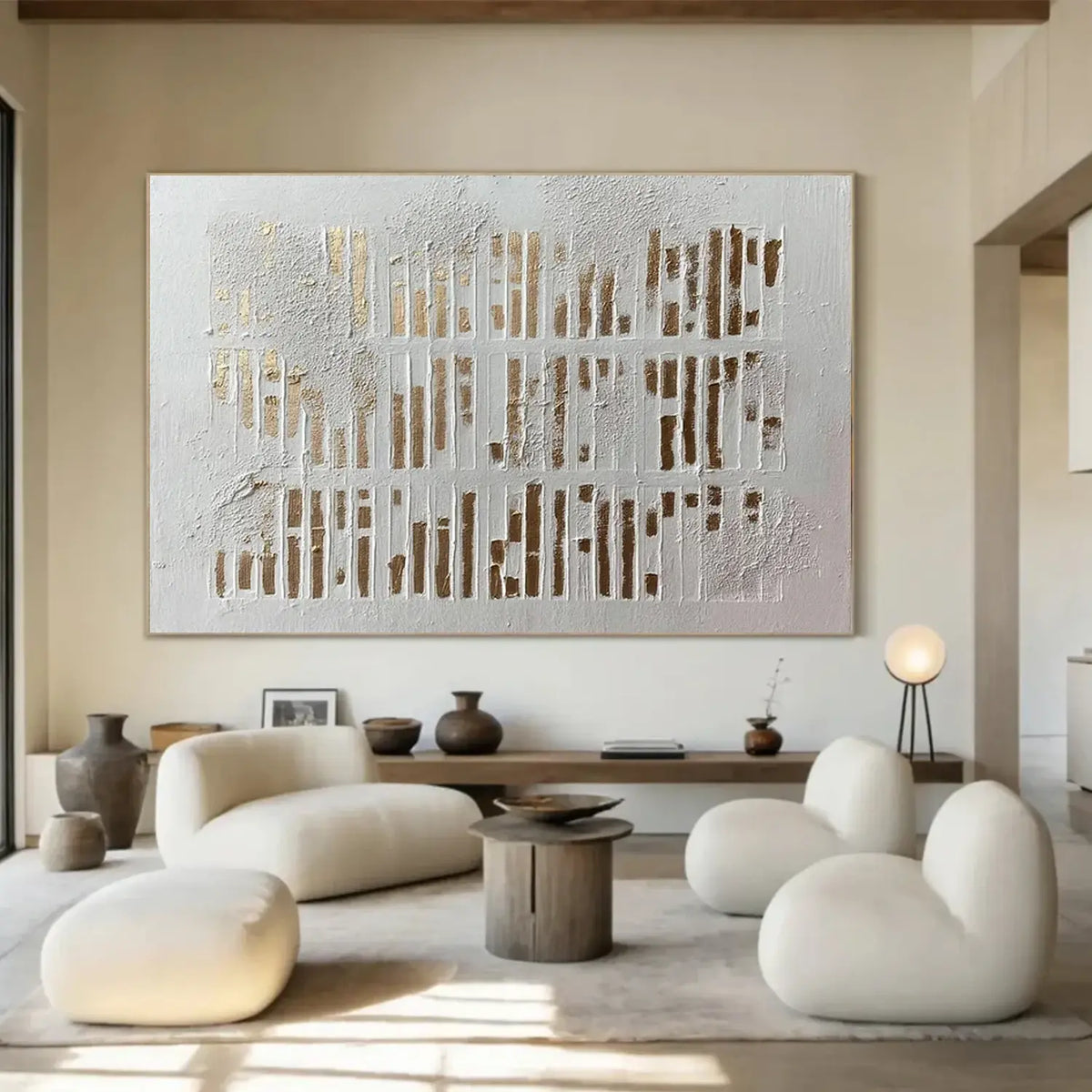 Wabi Sabi Textured Canvas Art #WS052