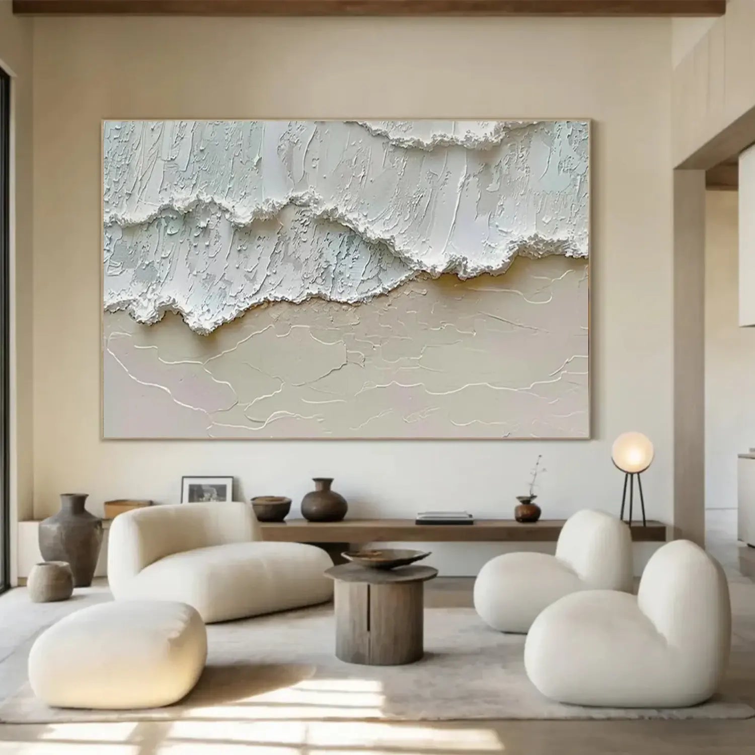 Ocean Abstract Textured Wall Art #OP038