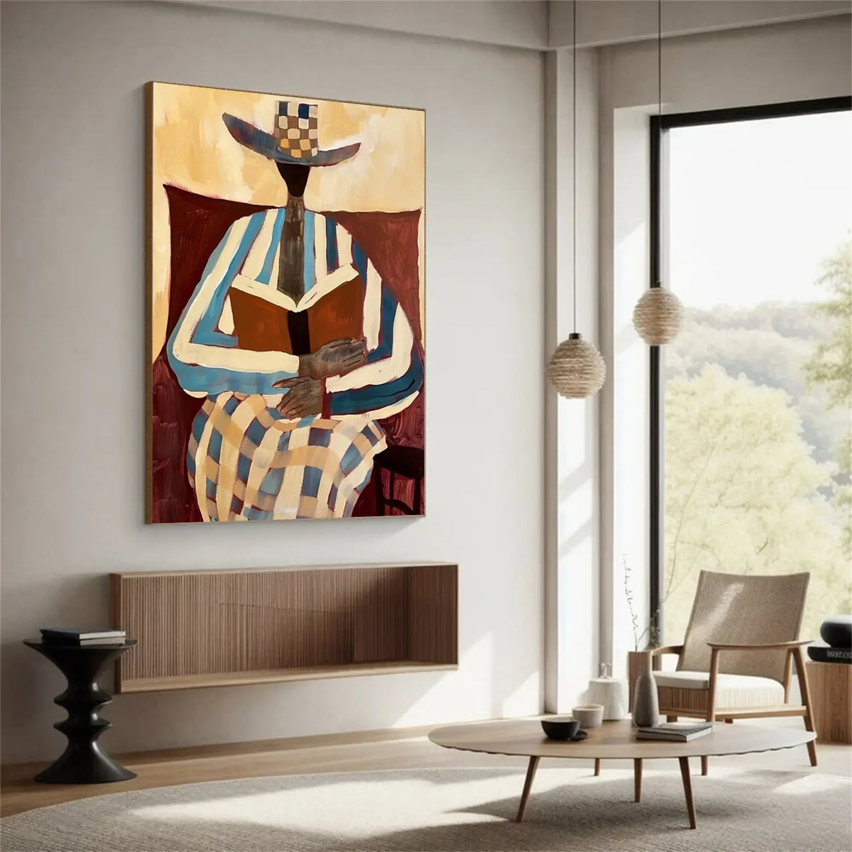 Vintage Americana Art Warm Solitude #VA086