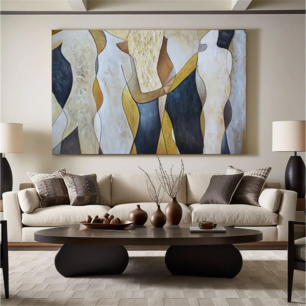 Abstract People Canvas Art #AW182