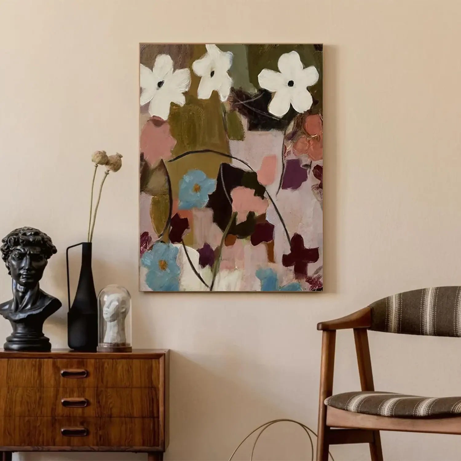 Flower Abstract Wall Art #FT044