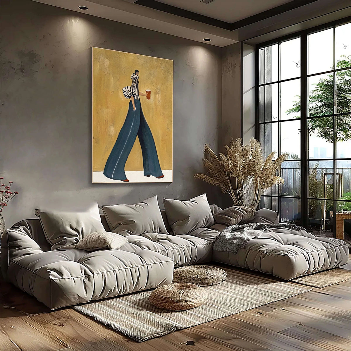 Vintage Americana Art Retro Modern #VA106