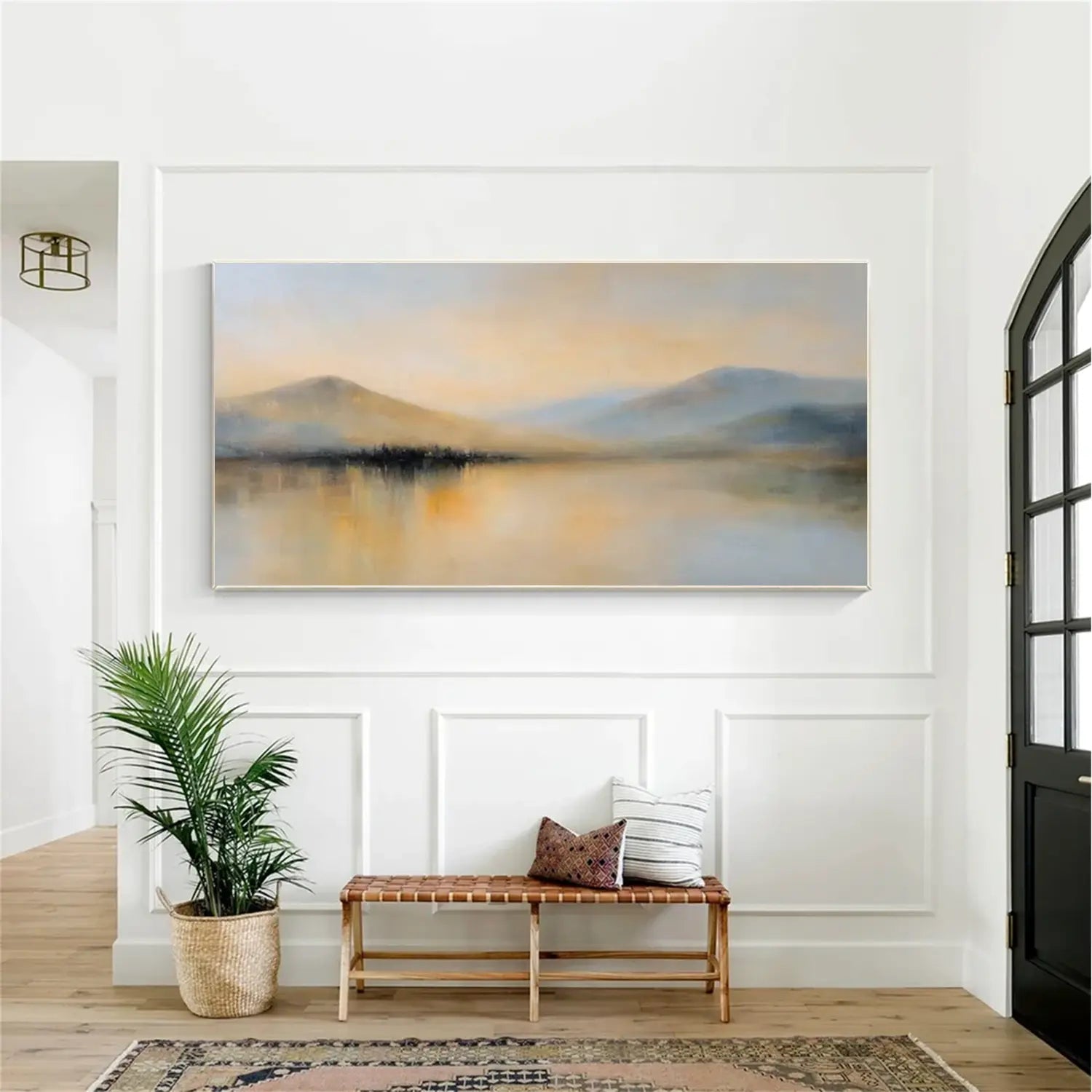 Abstract Mountain Canvas Art #MM016