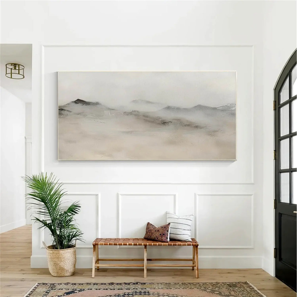 Abstract Mountain Canvas Art #MM033