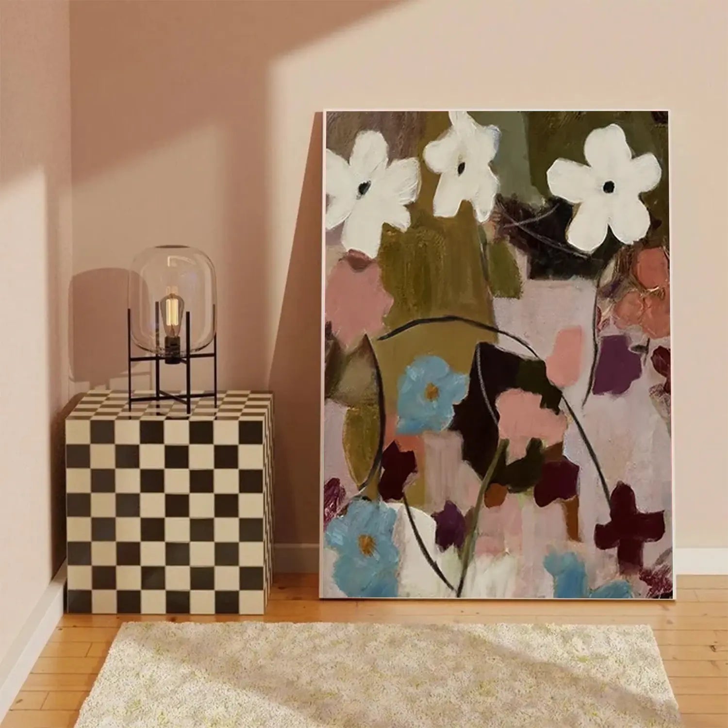Flower Abstract Wall Art #FT044