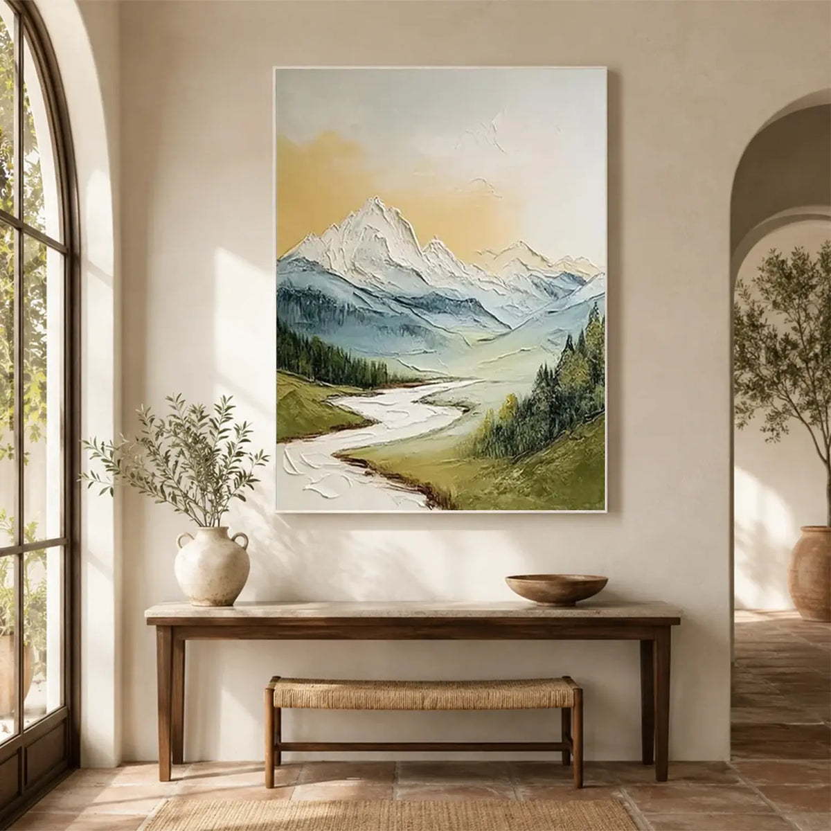Mountain Textured Abstract Painting #MM024
