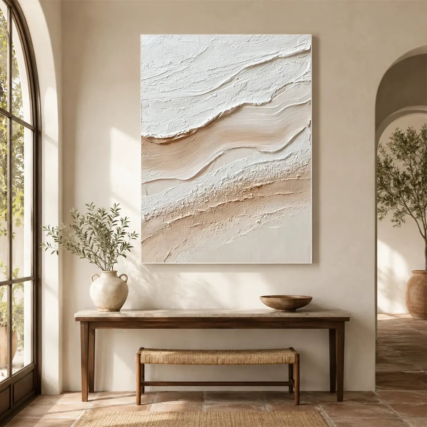 Minimalist Textured Canvas Art #MW008