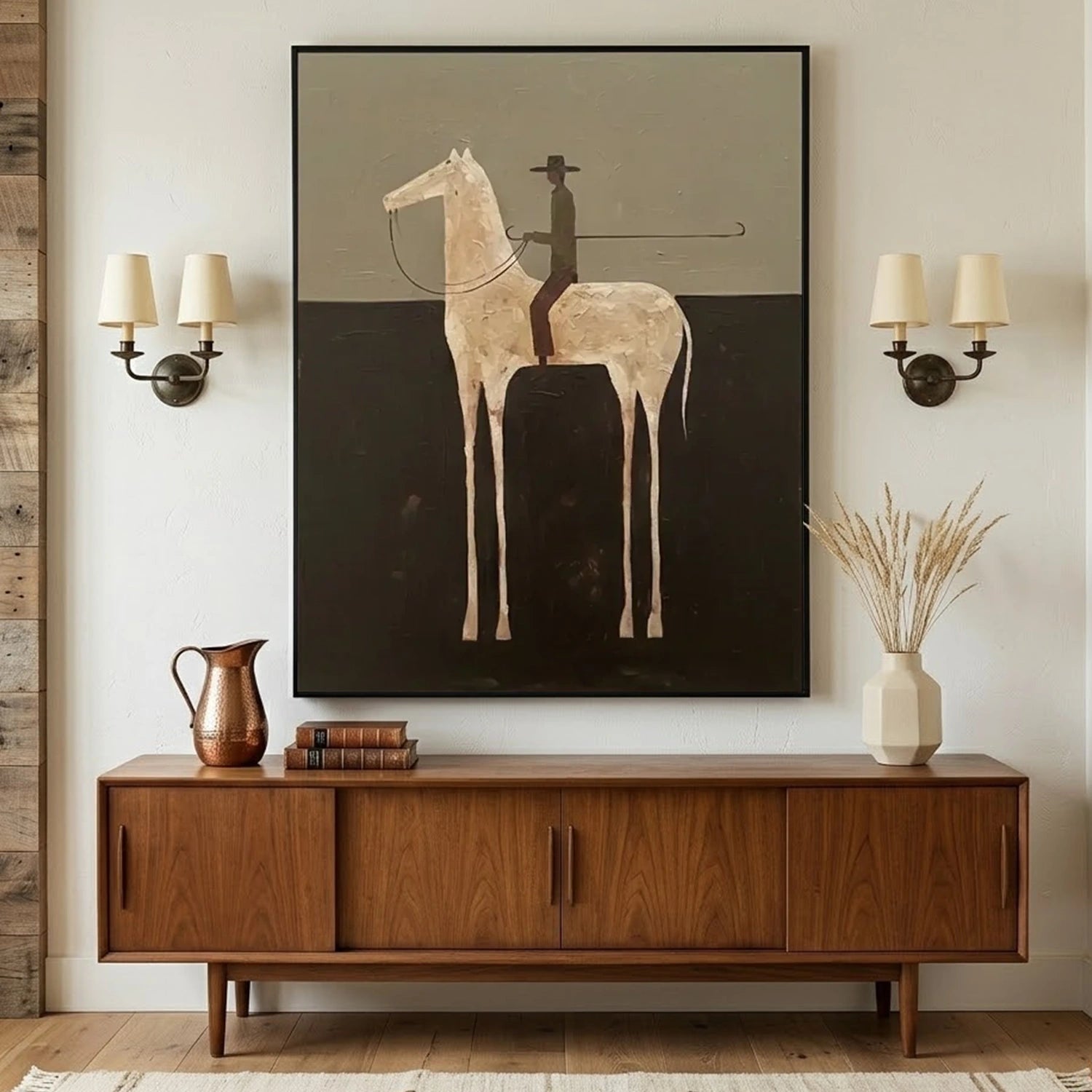 Vintage Americana Art | Midnight Rider
