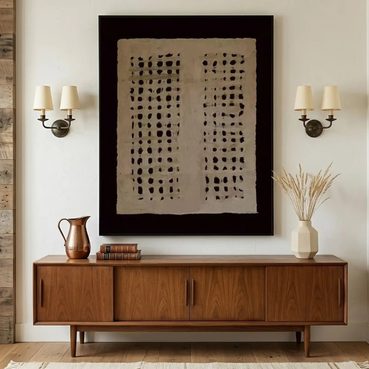 Brown & Black Wabi Sabi Wall Art