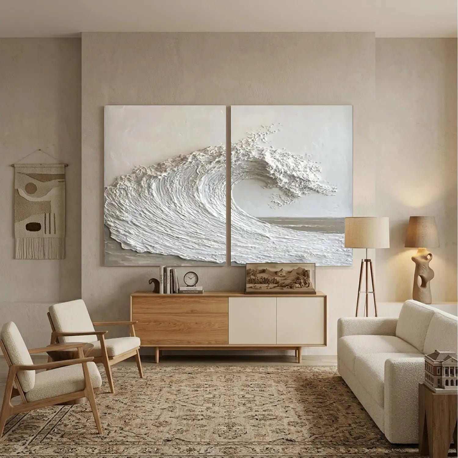 Ocean And Sky Painting Set of 2