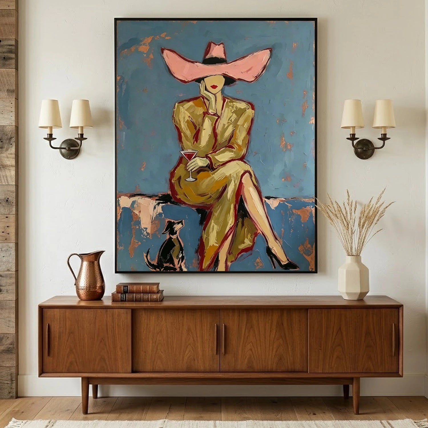Vintage Americana Art | Velvet Interlude