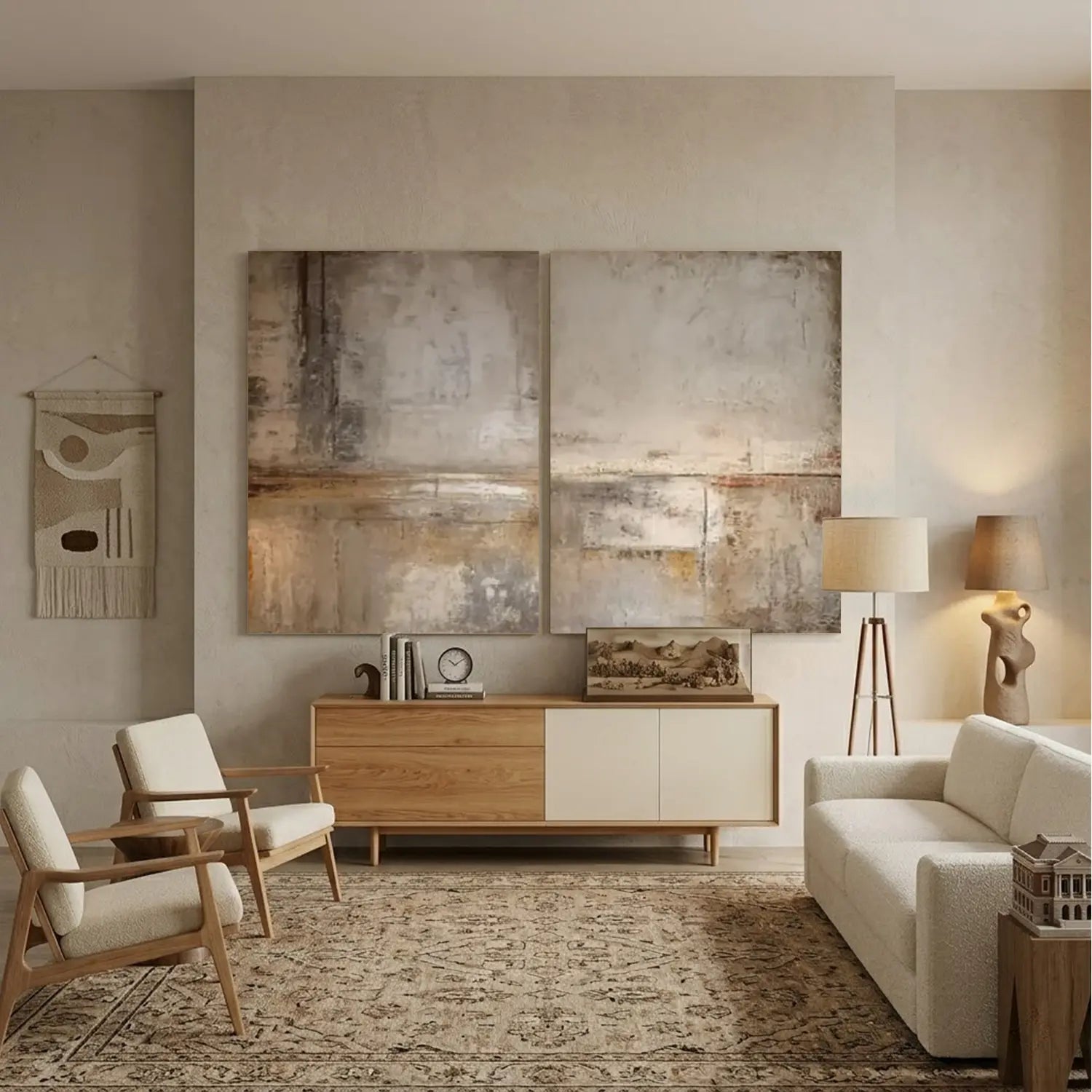 Wabi Sabi Set of 2 Wall Art