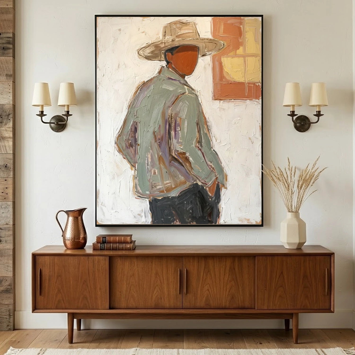 Vintage Americana Art | Desert Silence