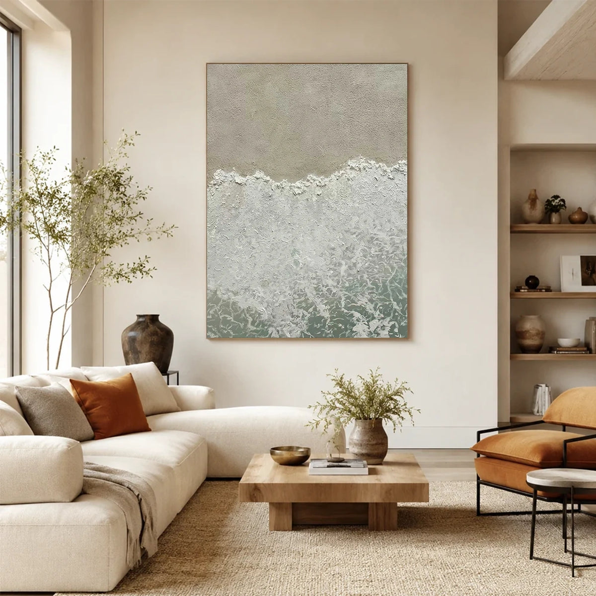 Ocean Textured Painting Canvas #OS061