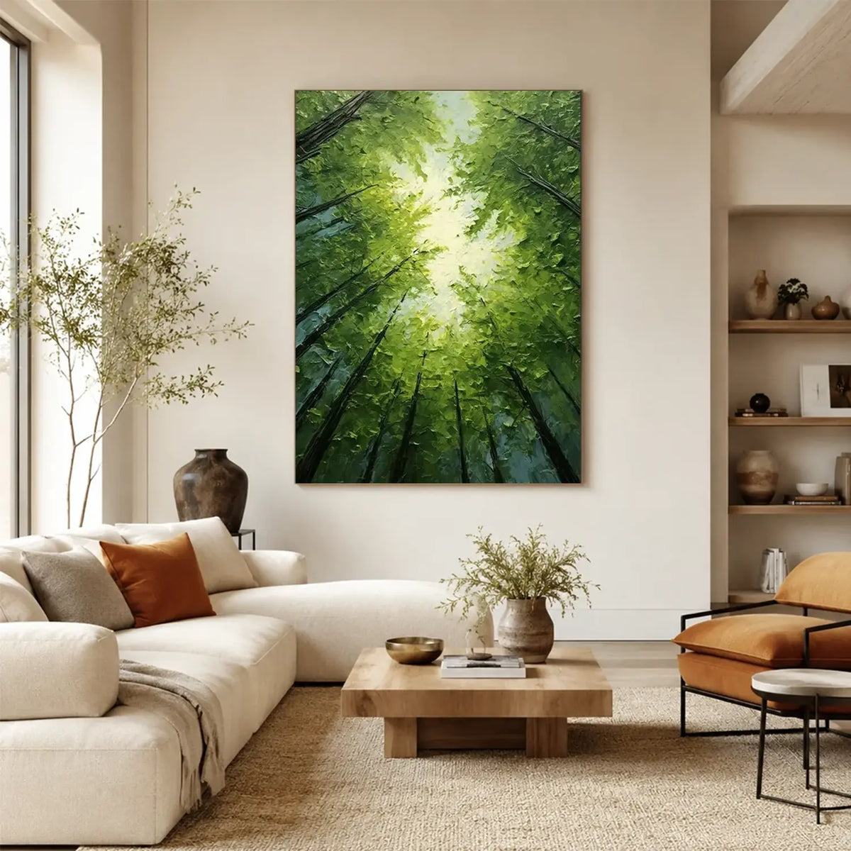Tree Textured Painting Canvas #FT056