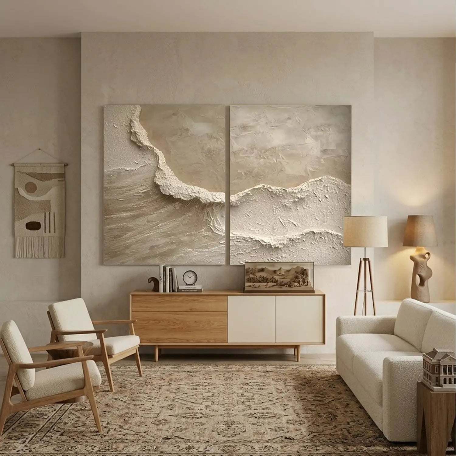 Ocean And Sky Painting Set of 2