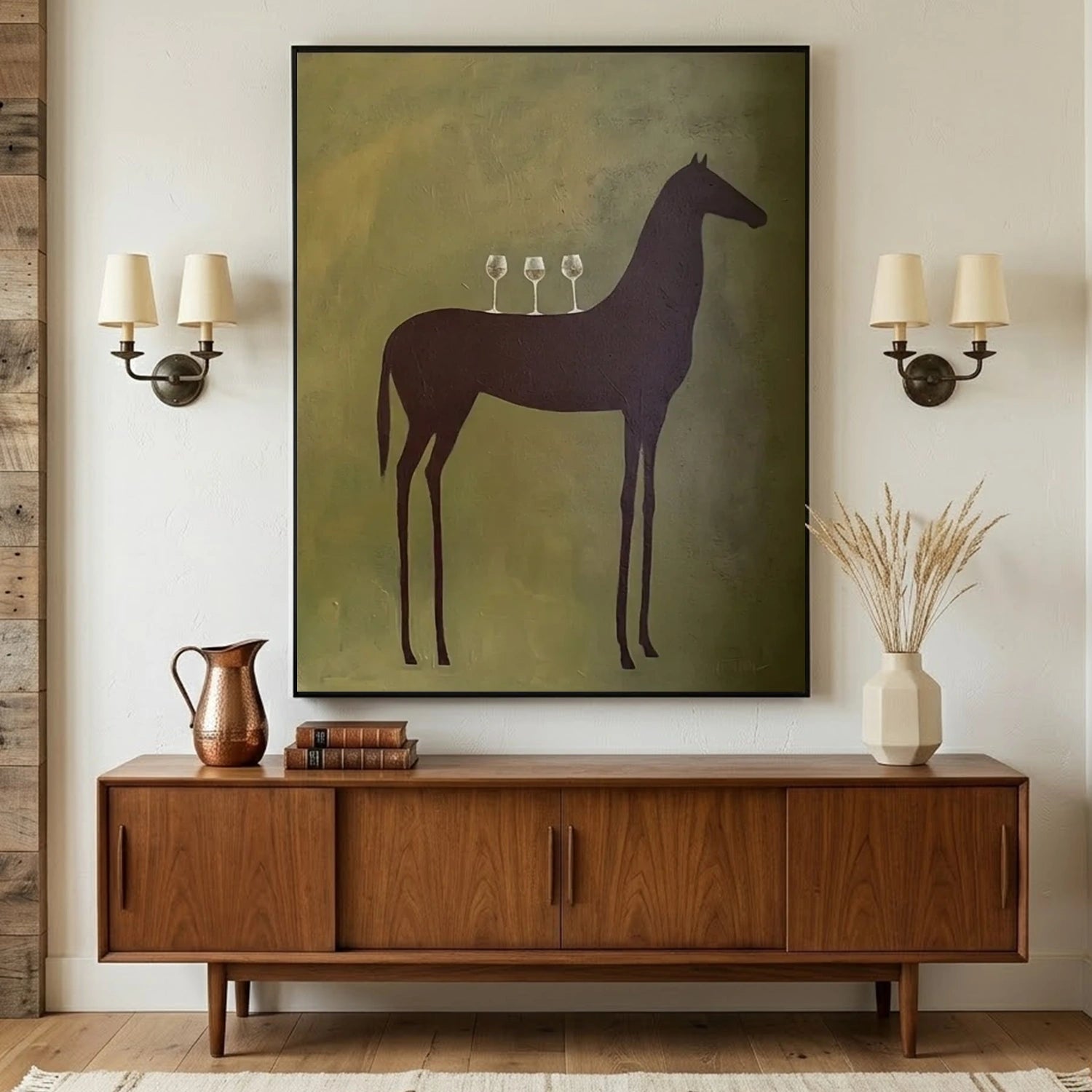 Vintage Americana Art | Quiet Toast