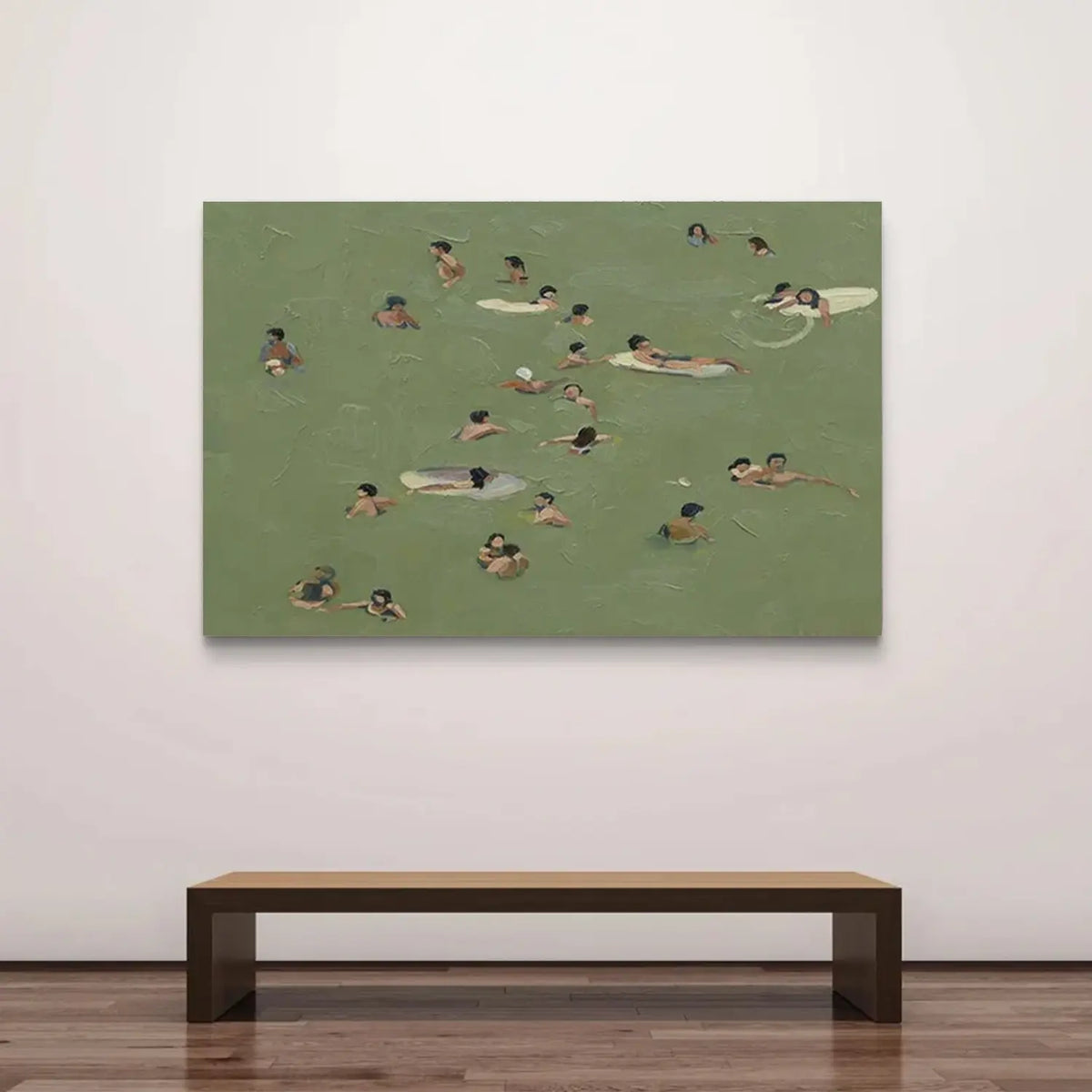 Swimming Sports Textured Wall Art #SC009