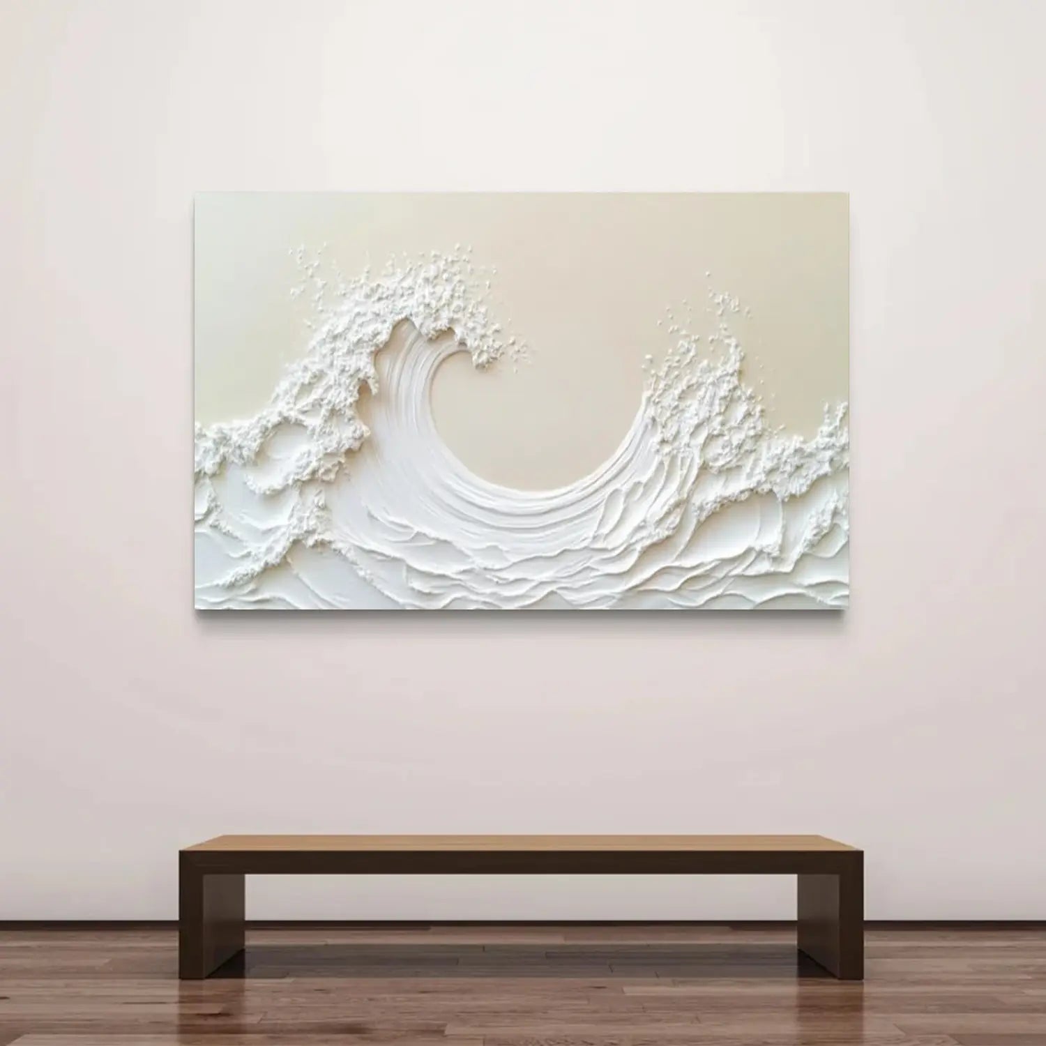 Ocean And Sky Minimalist Textured Wall Art #OS046