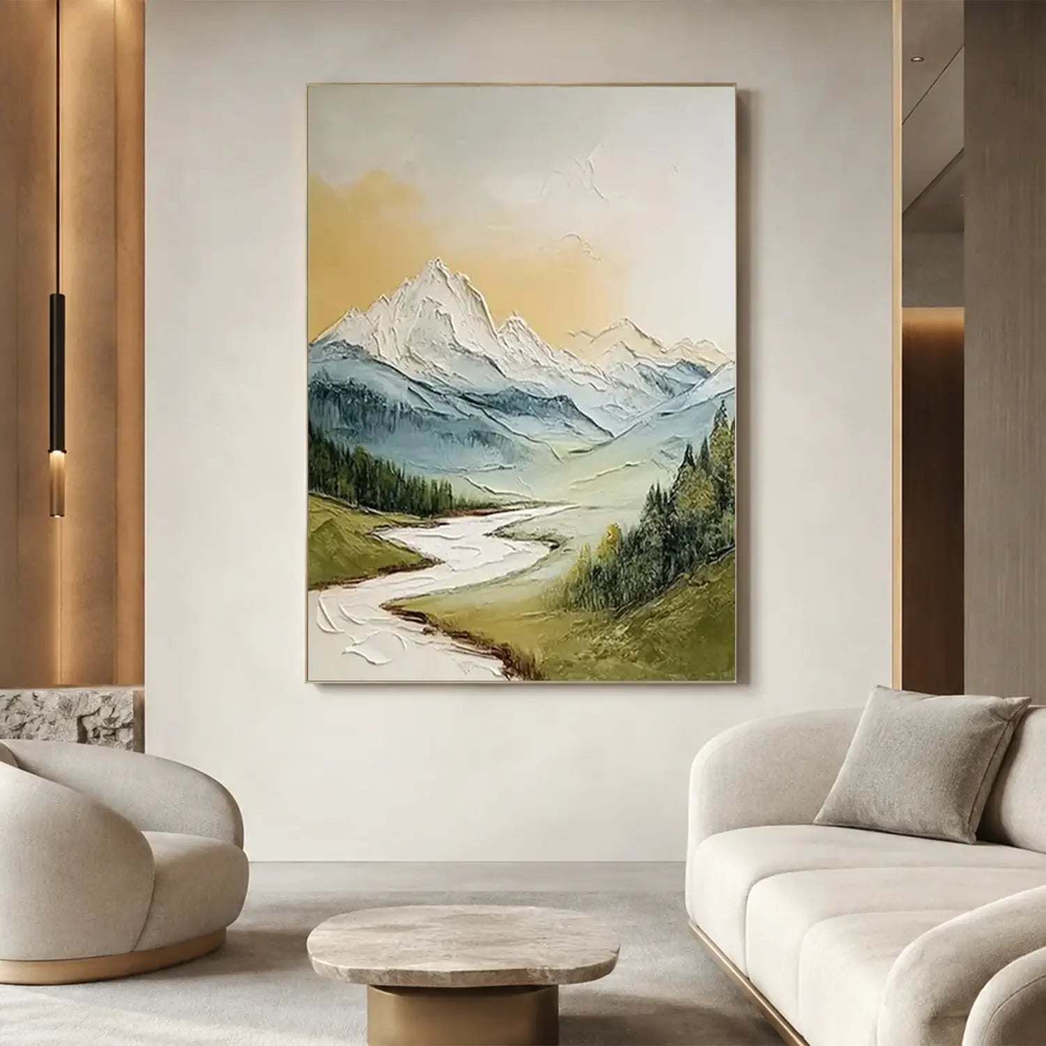 Mountain Textured Abstract Painting #MM024