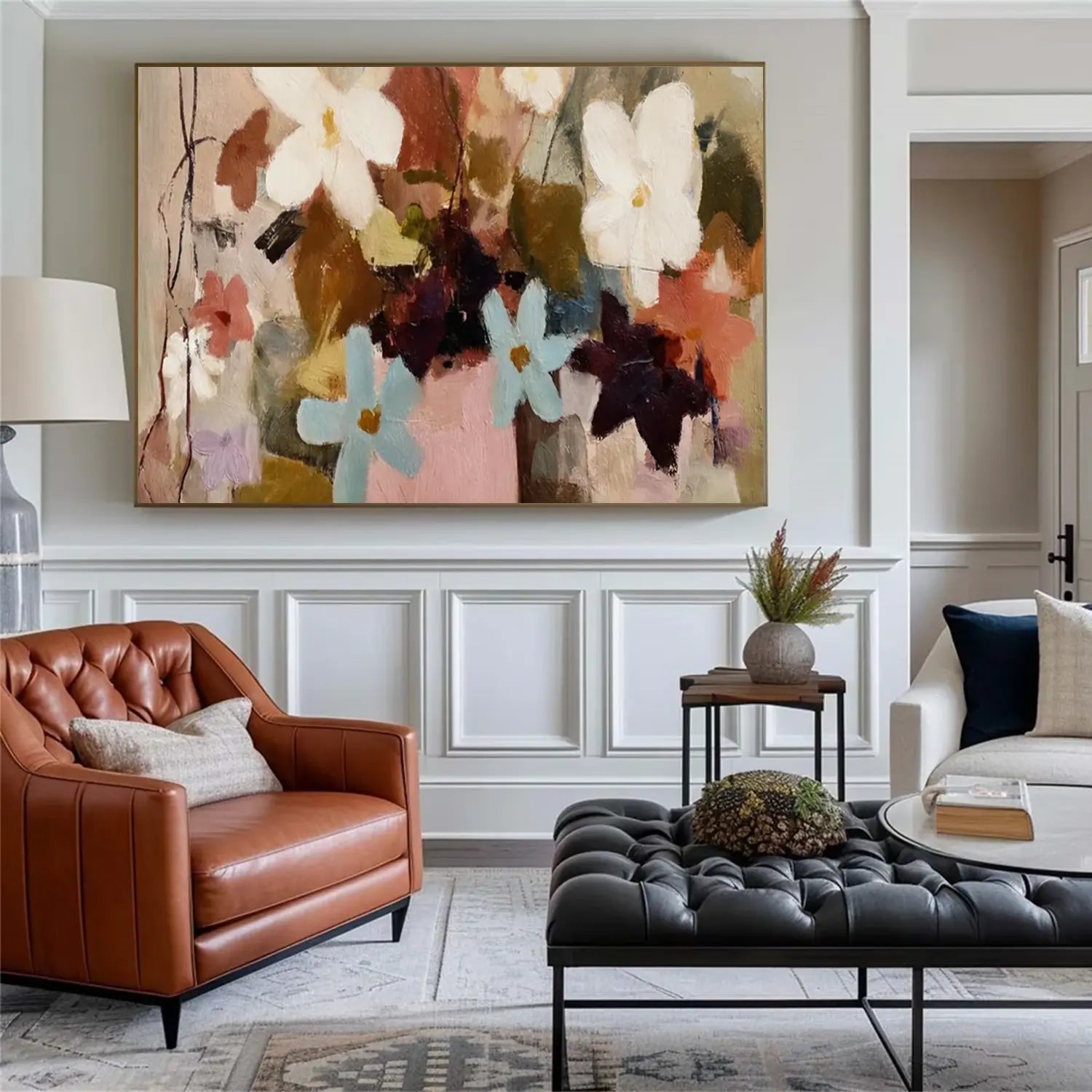 Flower Abstract Wall Art #FT041