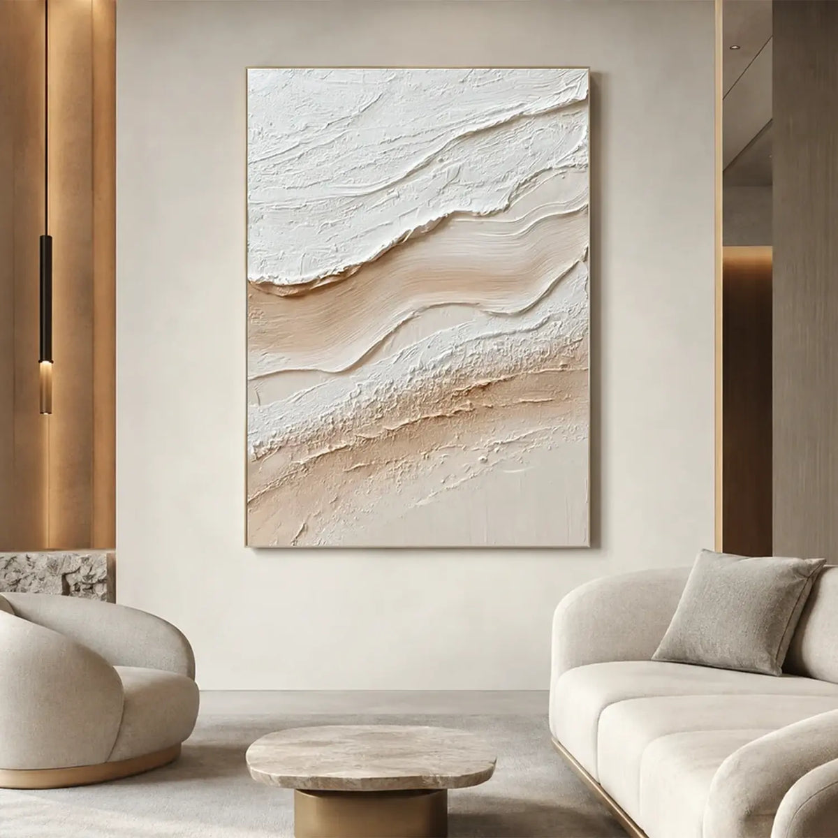 Minimalist Textured Canvas Art #MW008