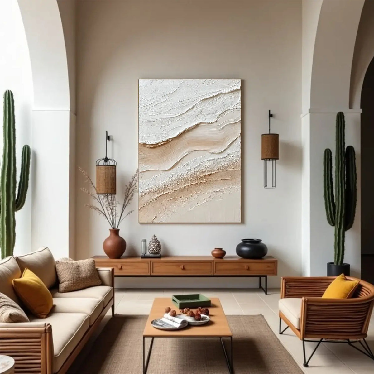 Minimalist Textured Canvas Art #MW008