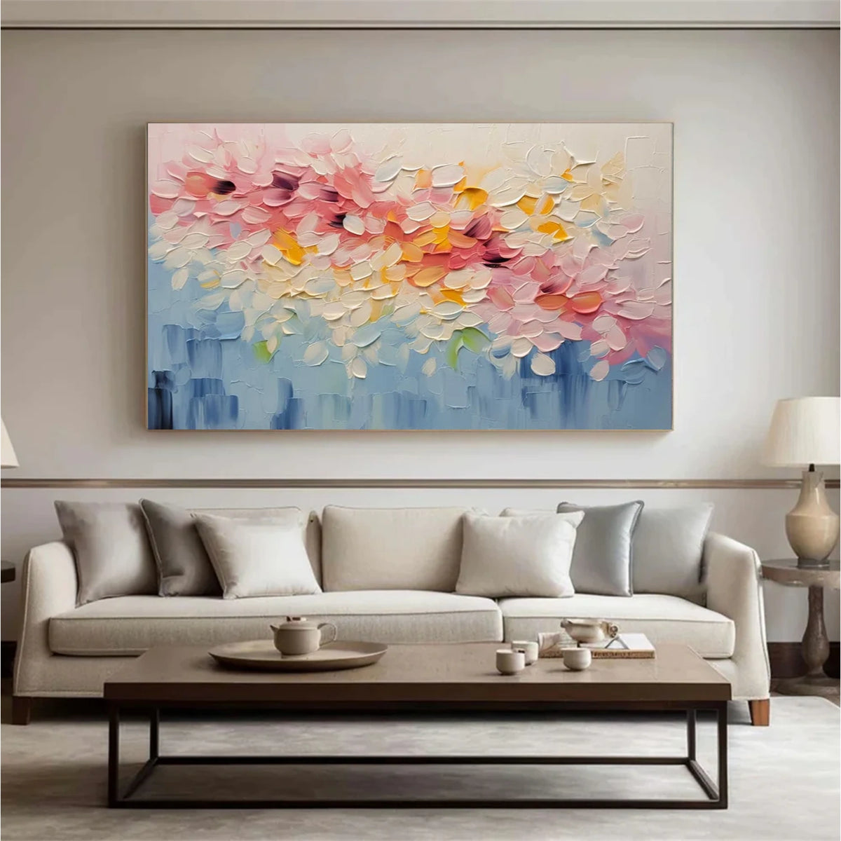 Abstract Flower And Tree Canvas Art #FT060