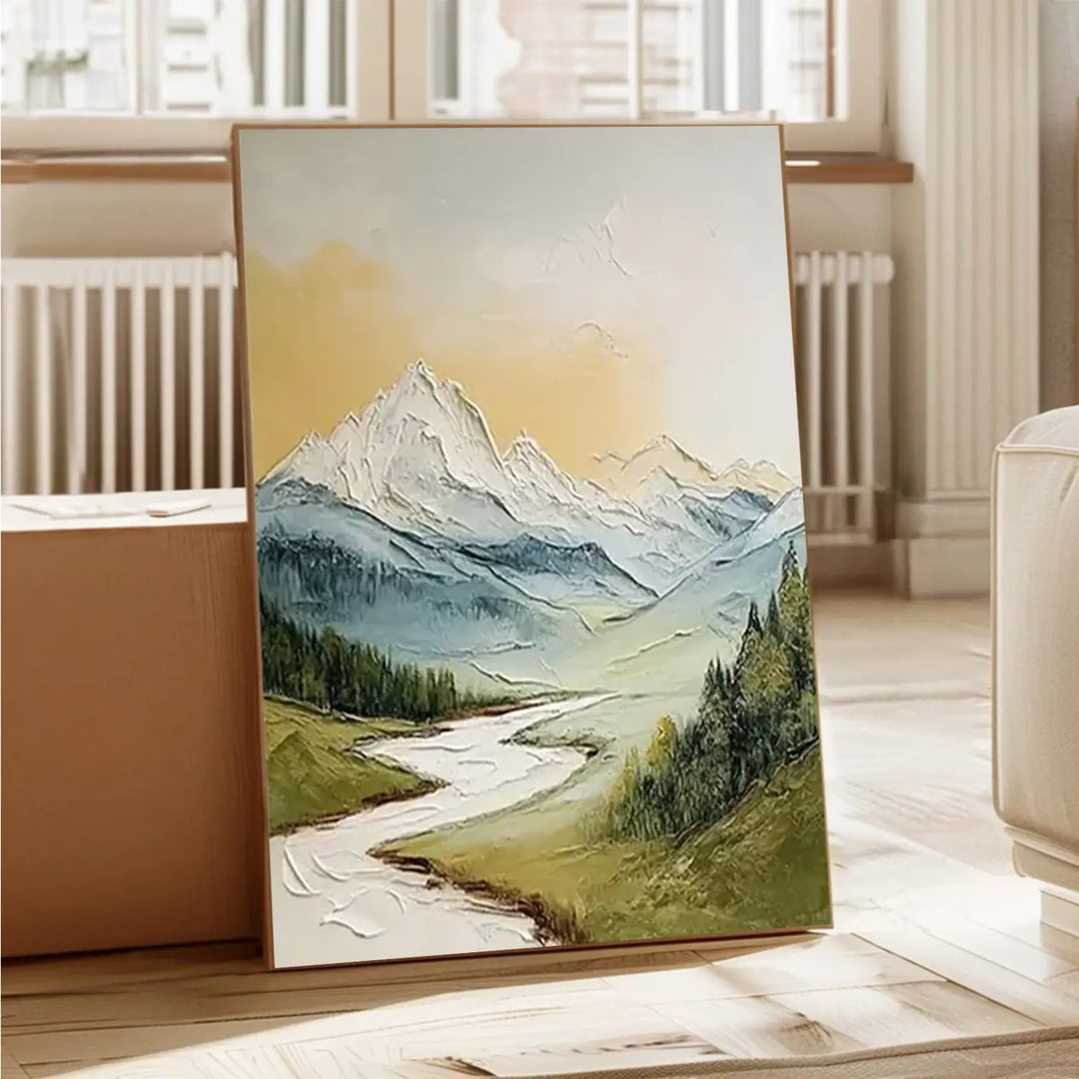 Mountain Textured Abstract Painting #MM024