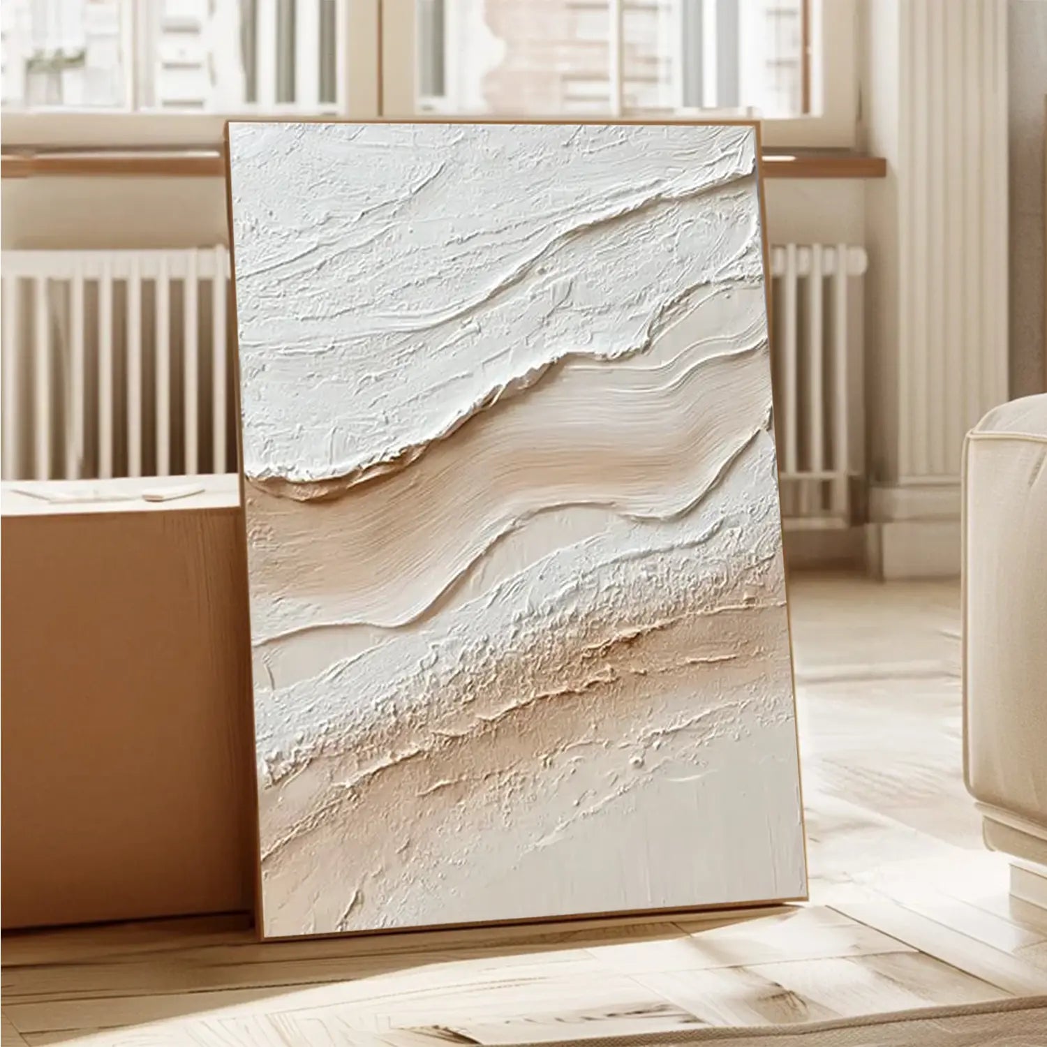 Minimalist Textured Canvas Art #MW008