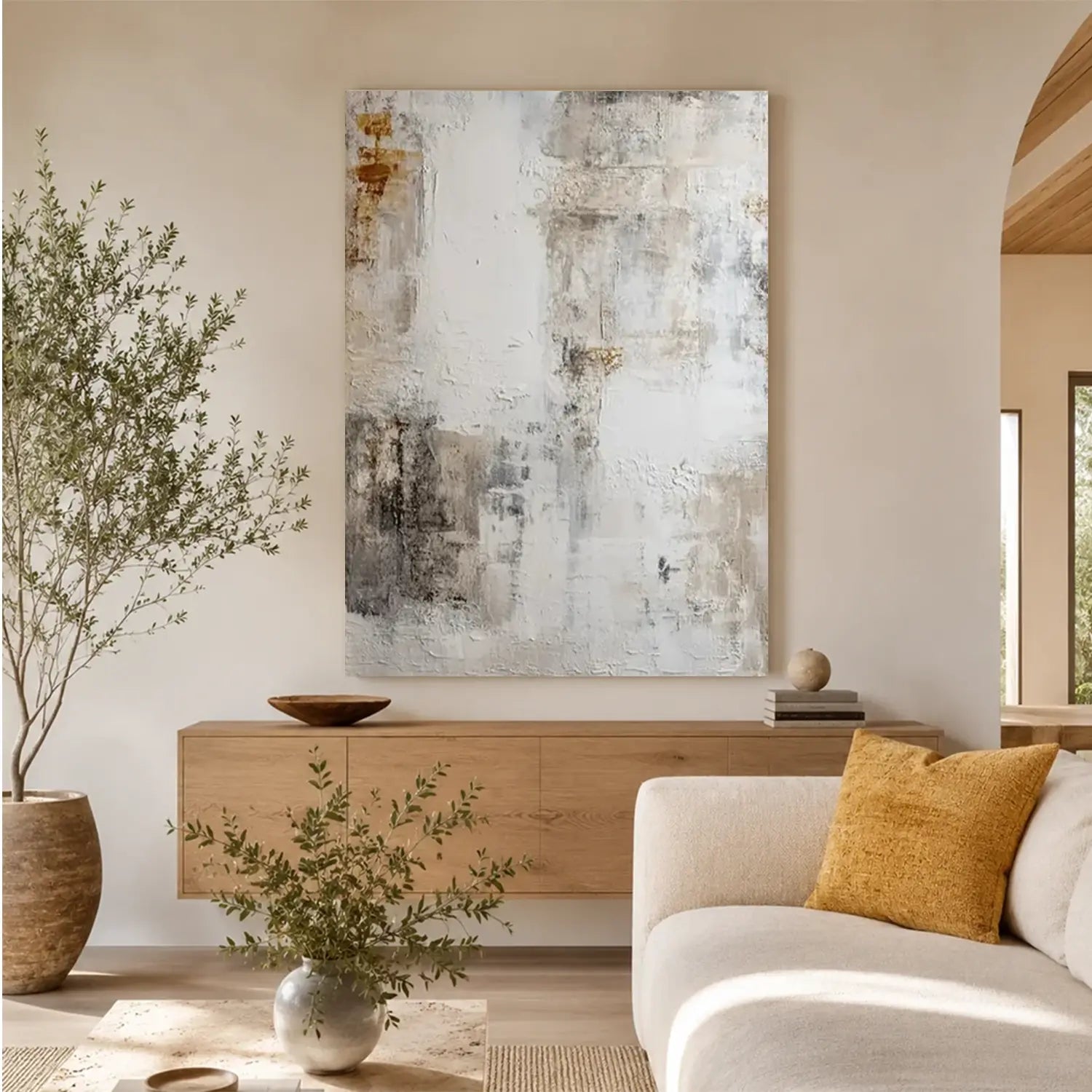 Abstract Textured Wall Art #AW150