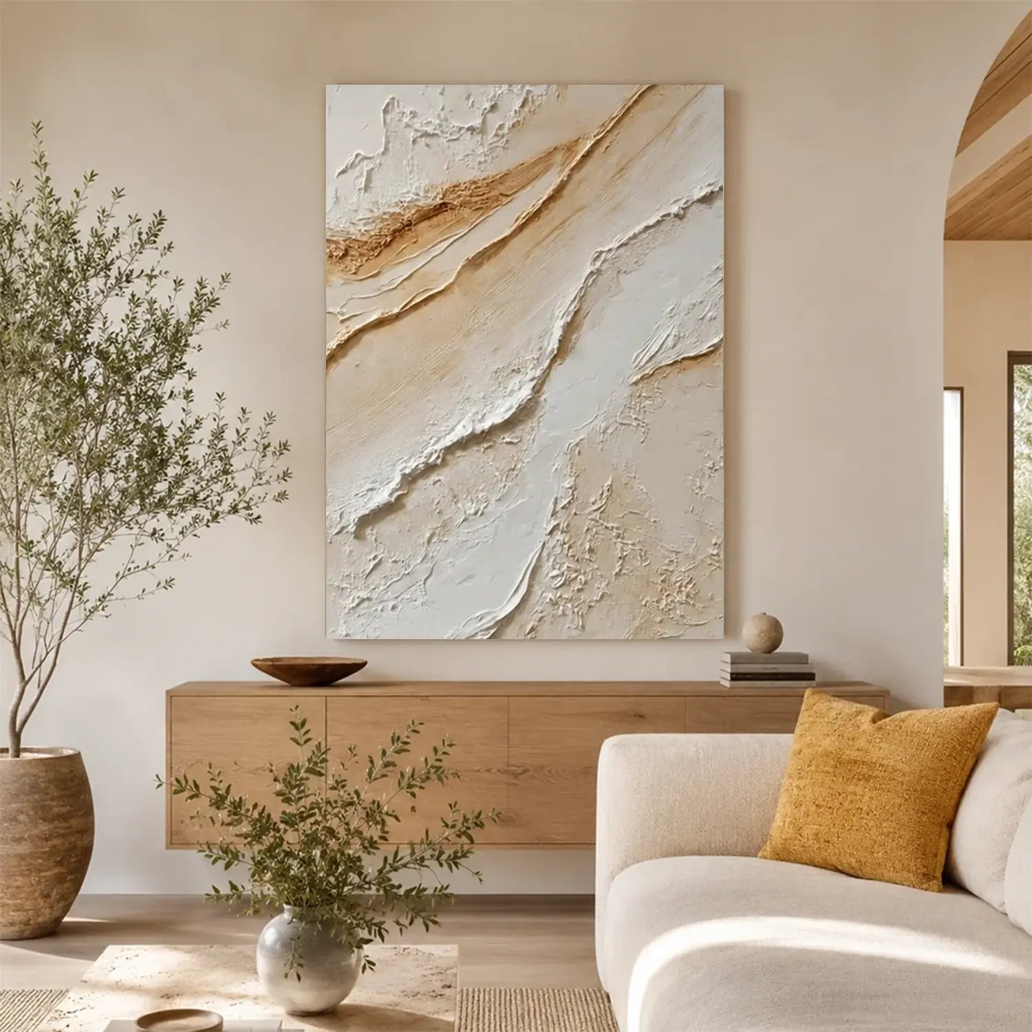 Minimalist Textured Canvas Art #MW007