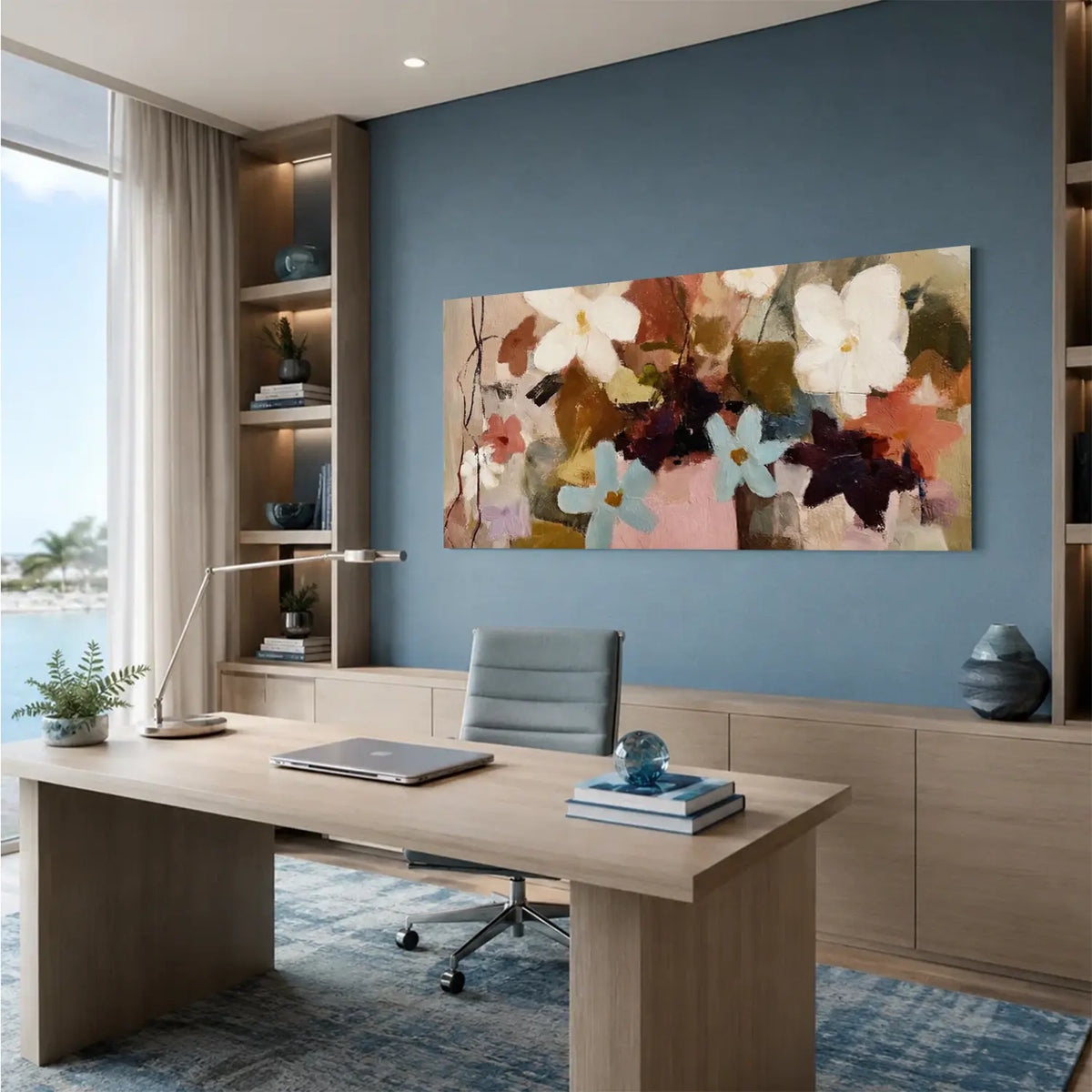 Flower Abstract Wall Art #FT041