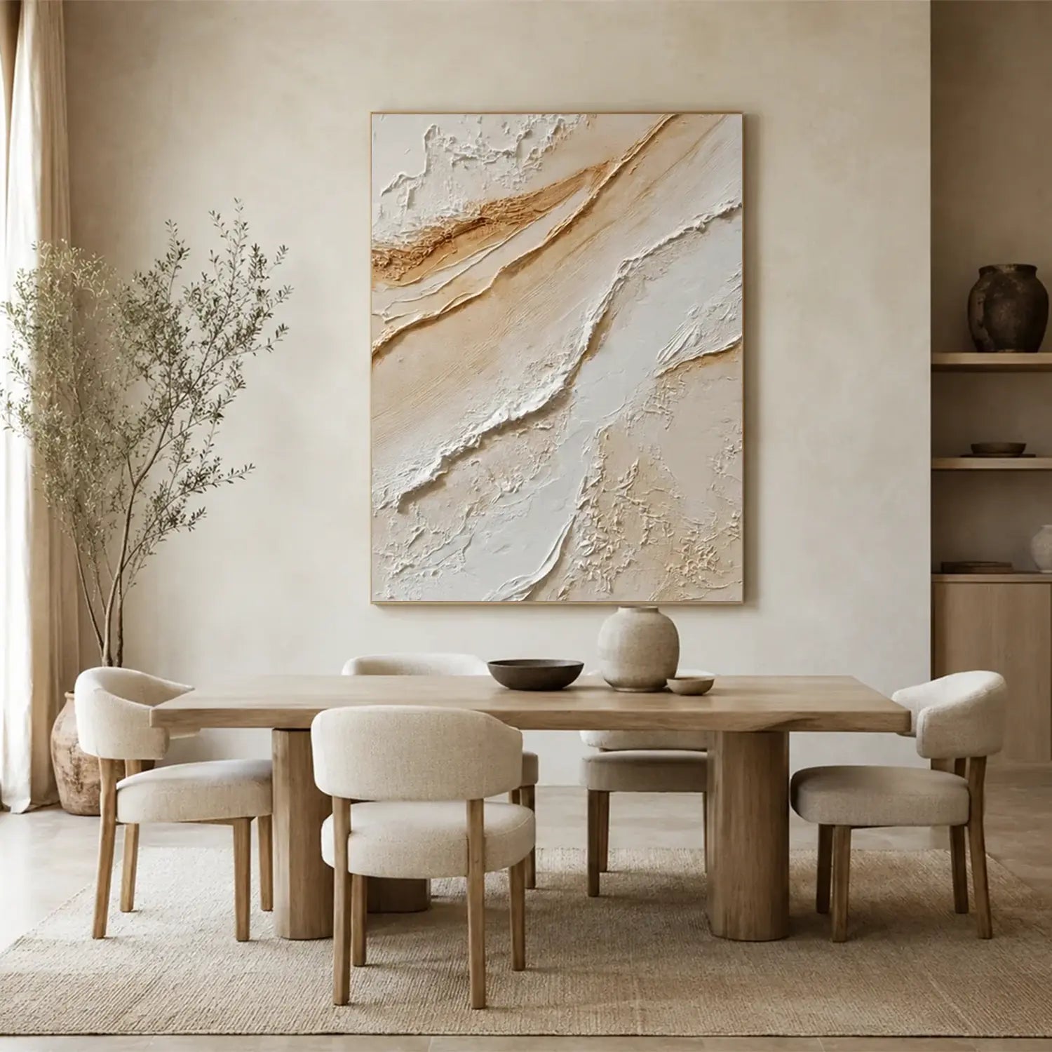 Minimalist Textured Canvas Art #MW007