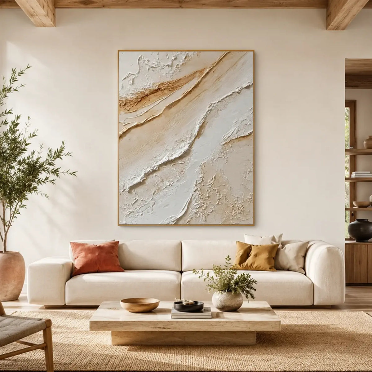 Minimalist Textured Canvas Art #MW007
