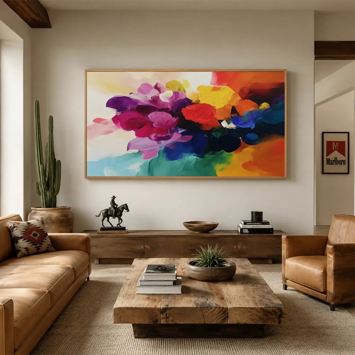 Abstract Canvas Wall Art #AW154