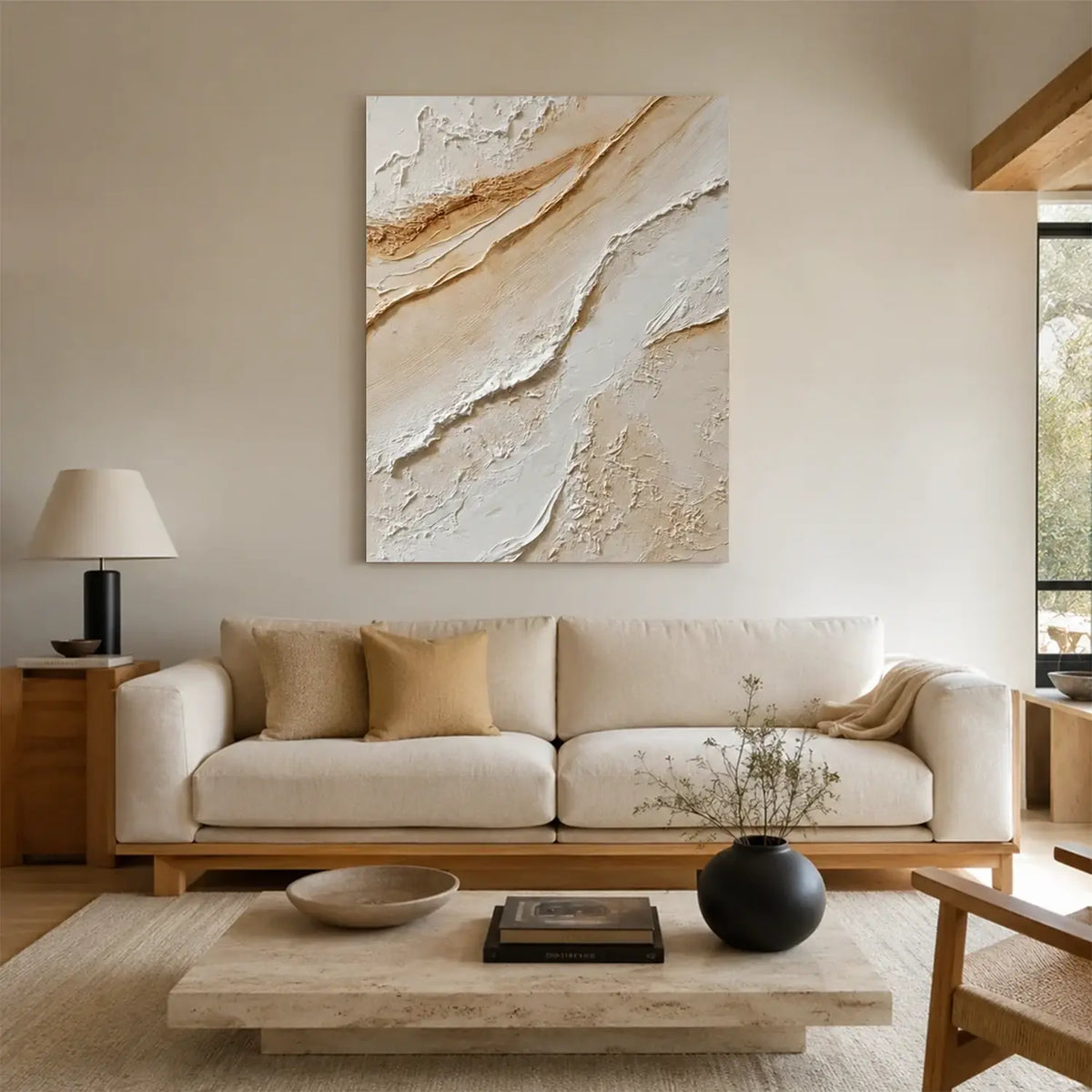 Minimalist Textured Canvas Art #MW007