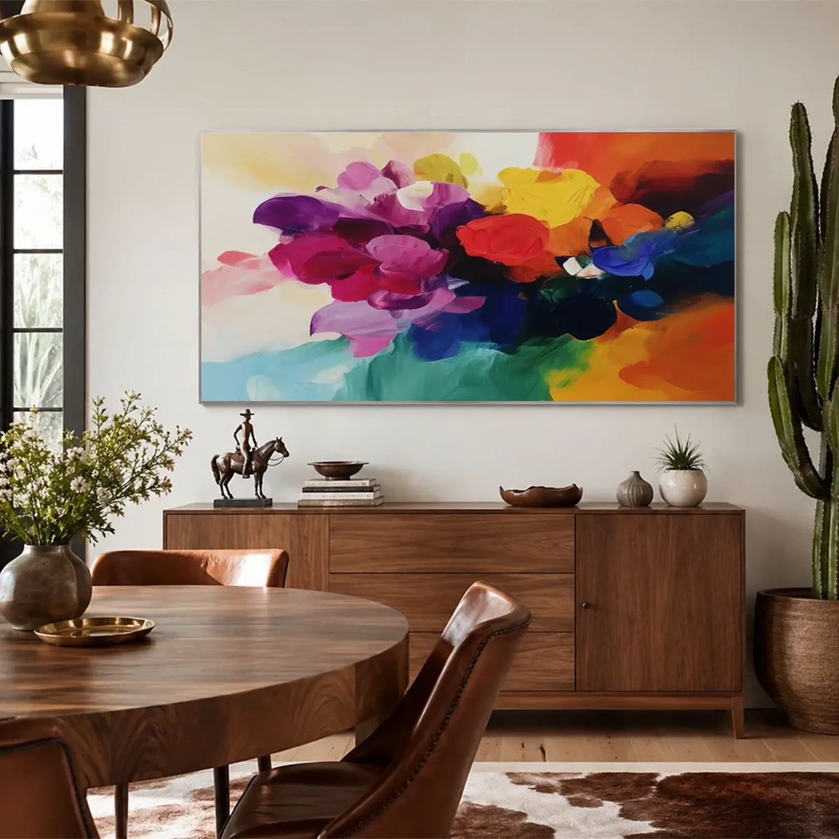 Abstract Canvas Wall Art #AW154