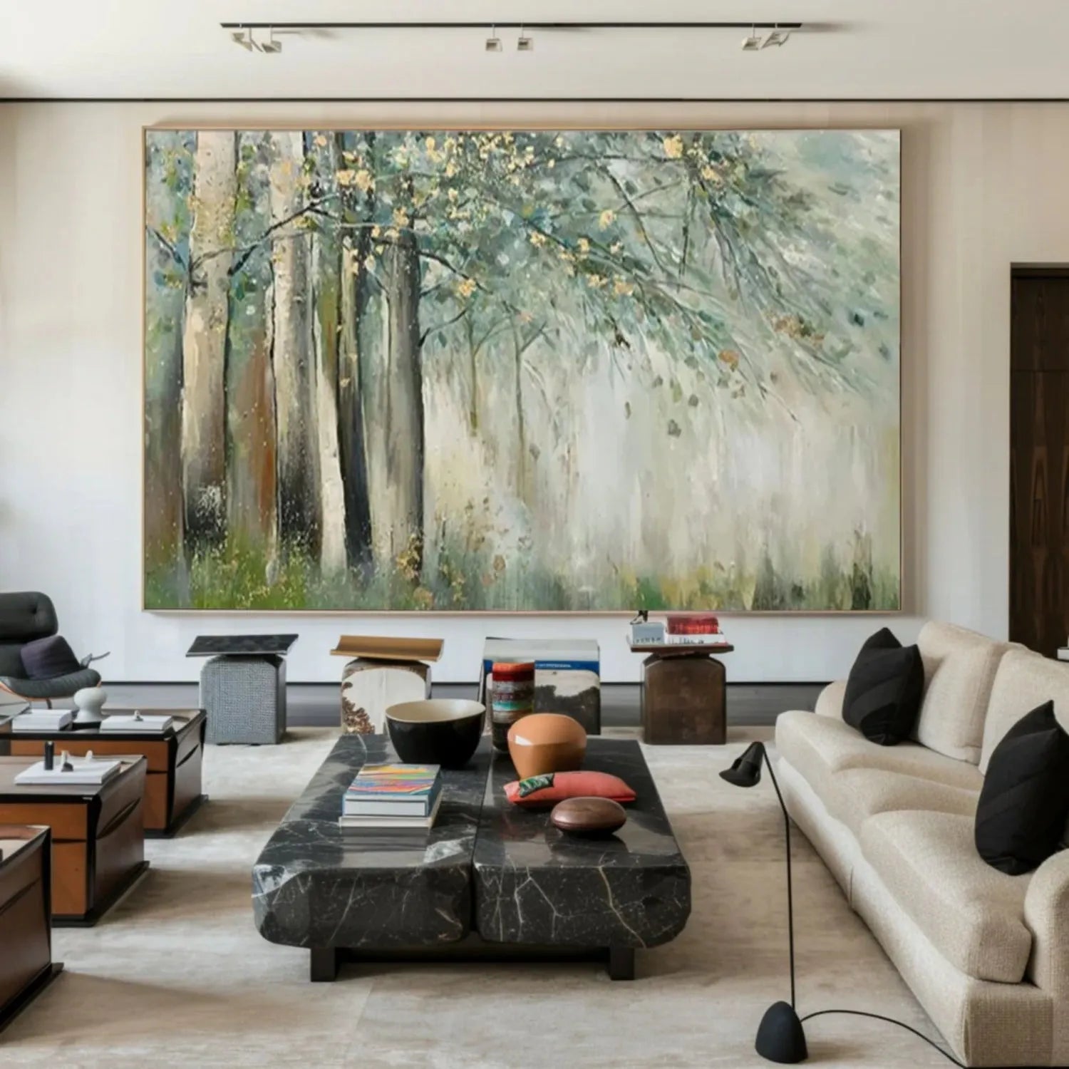 Tree Textured Painting Canvas #TP027