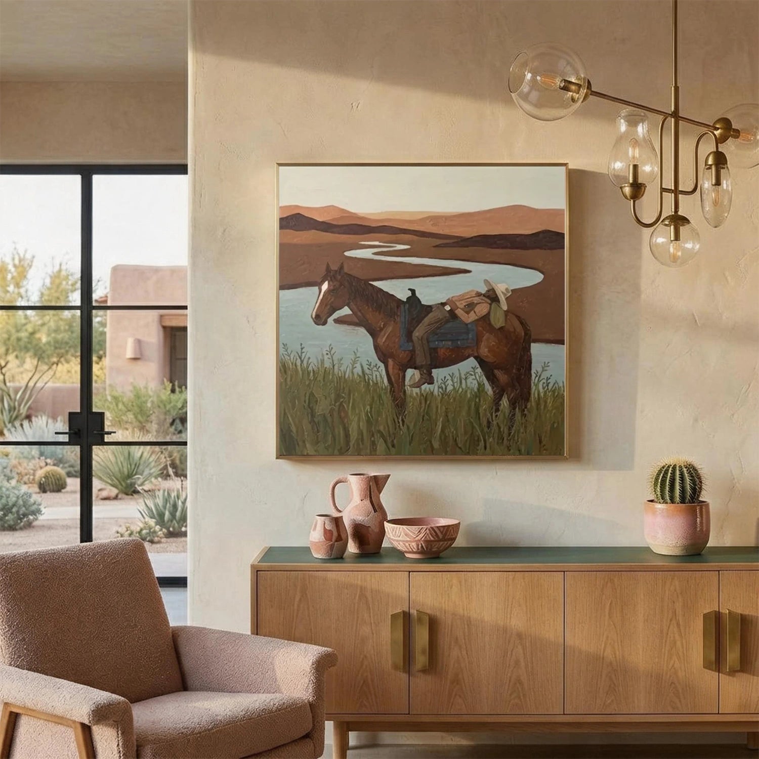 Vintage Americana Art | Riverbend Rest