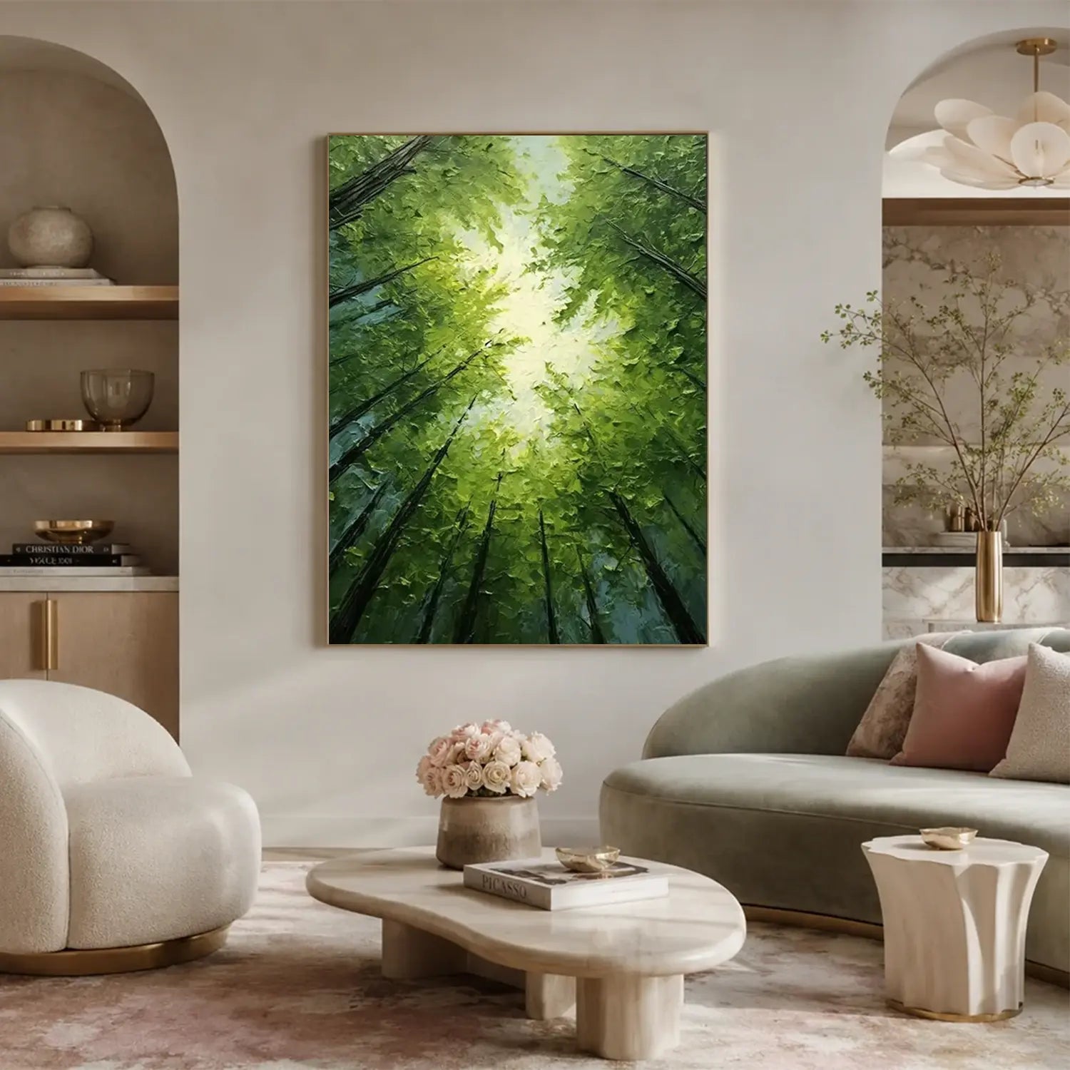 Tree Textured Painting Canvas #FT056